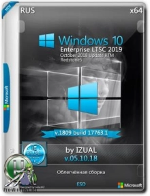 Windows 10 Enterprise LTSC 2019 17763.1 Version 1809 (x64) _IZUAL_05_10_18 (esd)