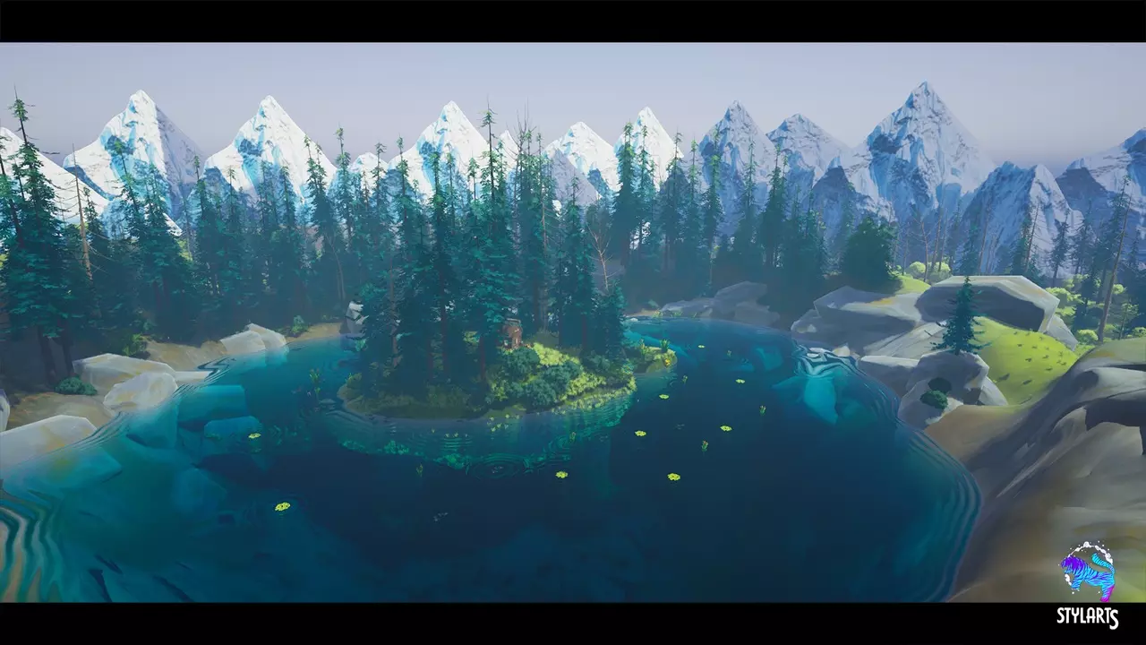 Screenshot #1 - Stylized Forest Environment - UE5 (Stylized , Forest , Environment)