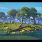 Screenshot #1 - Stylized Swamp Forest