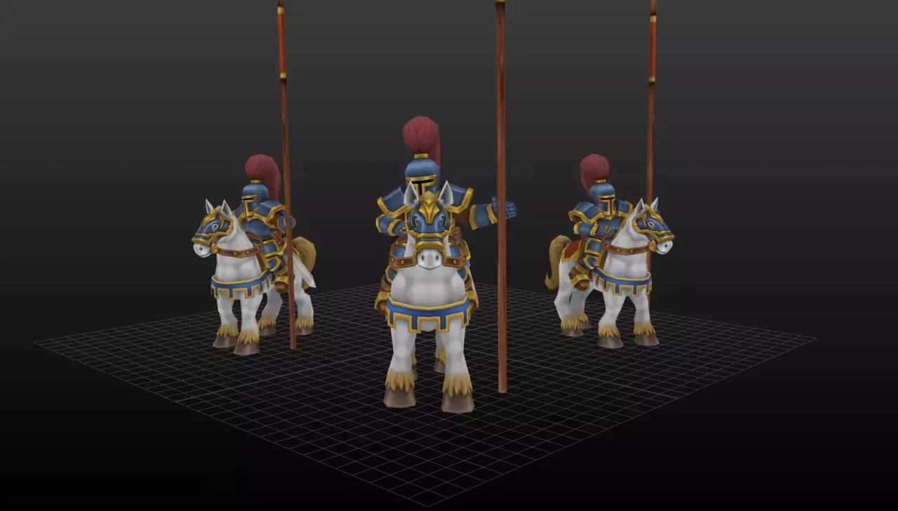 Screenshot #1 - Rider knight animated character