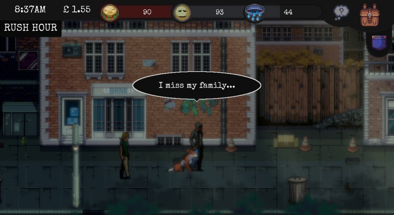 Screenshot #8 - CHANGE: A Homeless Survival Experience