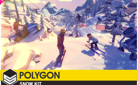 POLYGON Snow Kit - Low Poly 3D Art by Synty