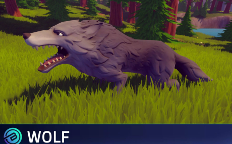 Stylized Wolf - RPG Forest Animal