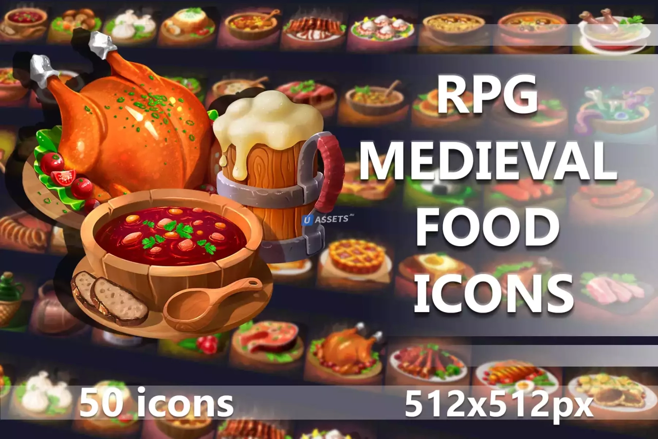 Screenshot #4 - 3700 Fantasy RPG Icons Pack