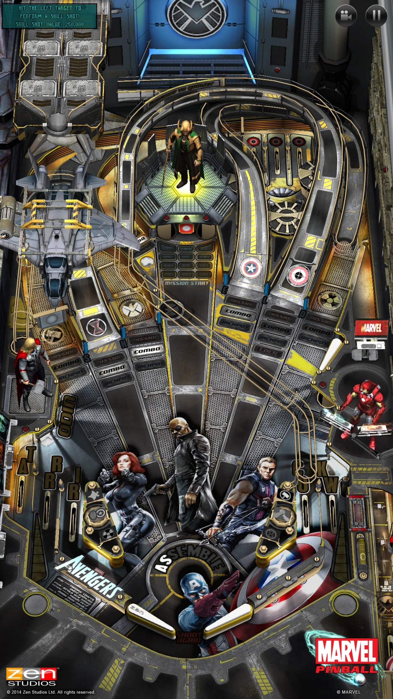 Screenshot #1 - MARVEL PINBALL 1.8.1