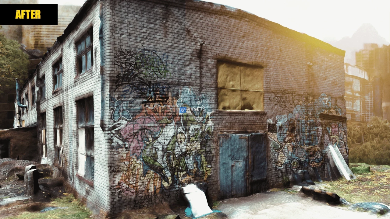 Screenshot #3 - Survival Game Graffiti and Dirt Texture Set