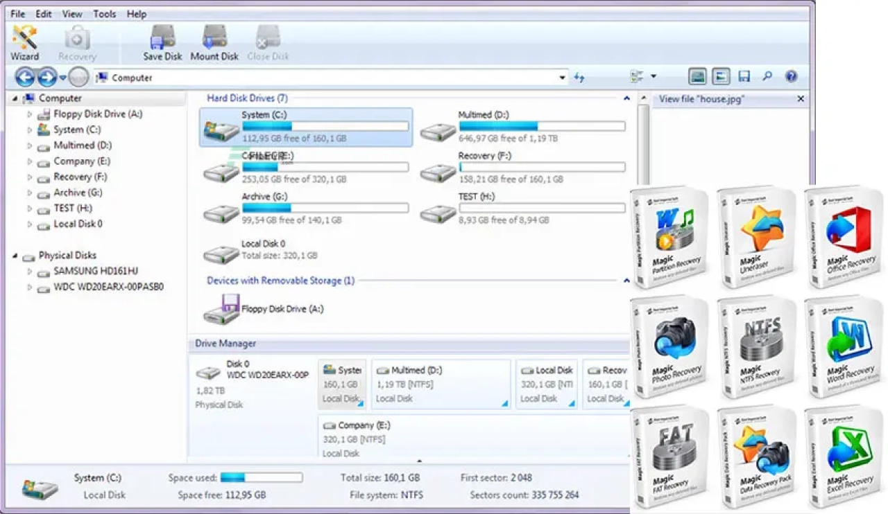 Screenshot #1 - Magic Data Recovery Pack v4.6 с активацией