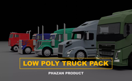 Low Poly Truck Pack