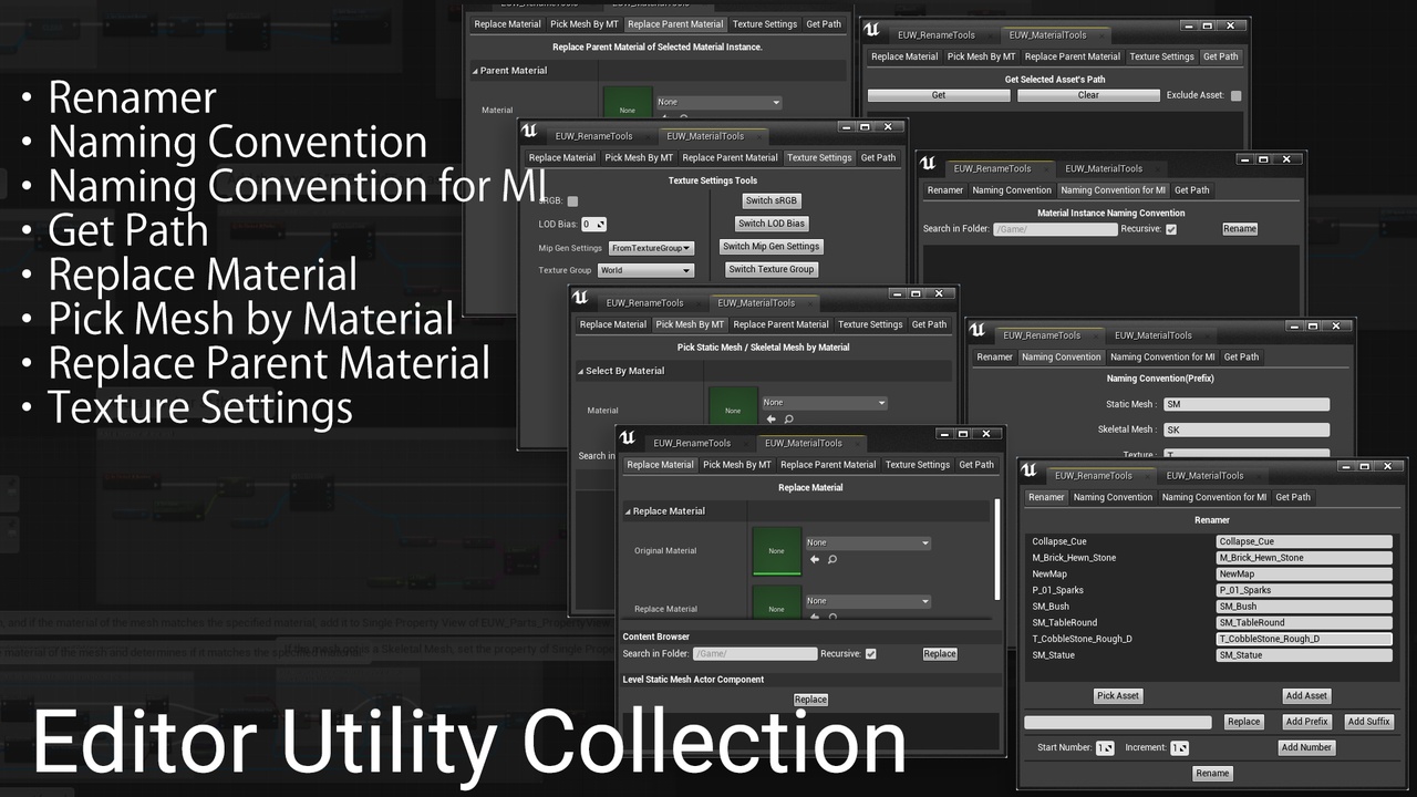 Screenshot #4 - Editor Utility Collection UE5.1+