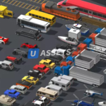 Screenshot #2 - Low Polygon Vehicles Pack