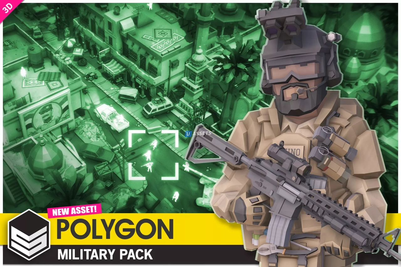 Screenshot #4 - POLYGON Military - Low Poly 3D Art by Synty