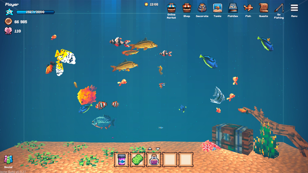 Screenshot #1 - Tiny Aquarium: Social Fishkeeping
