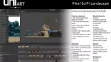 Screenshot #3 - UniArt Pixel SciFi Landscape