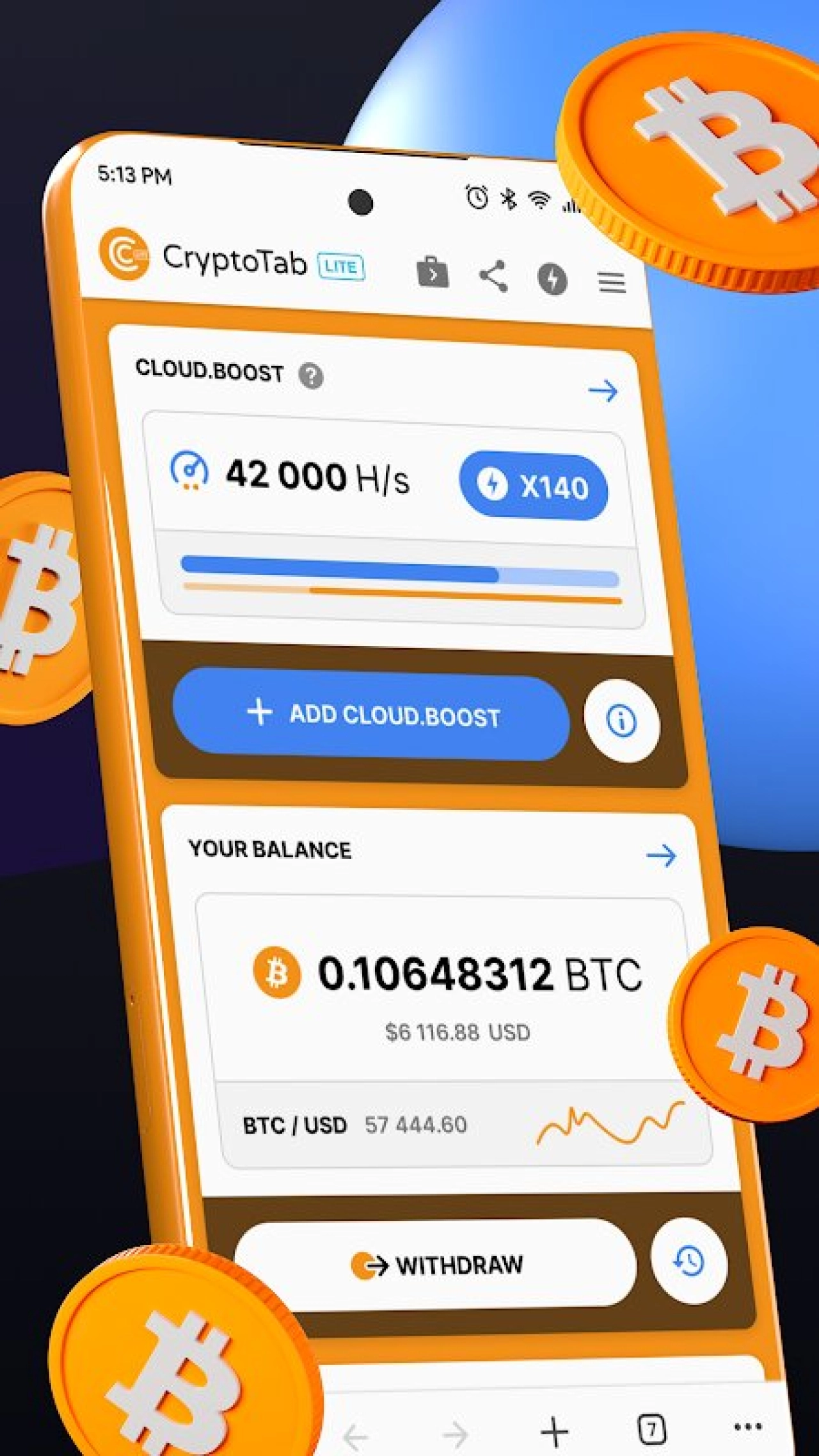 Screenshot #6 - CRYPTOTAB BROWSER LITE 6.2.30
