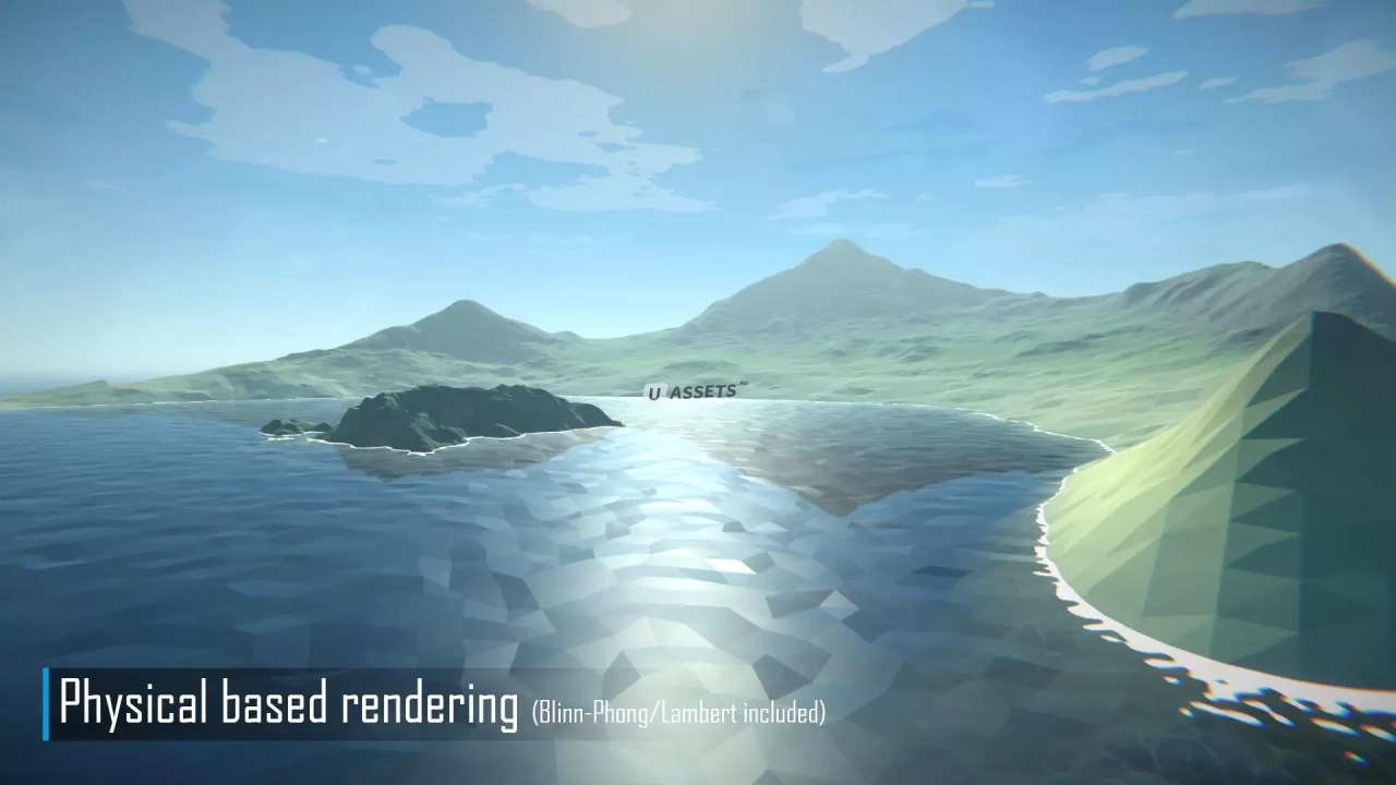 Screenshot #2 - Poseidon - Low Poly Water System