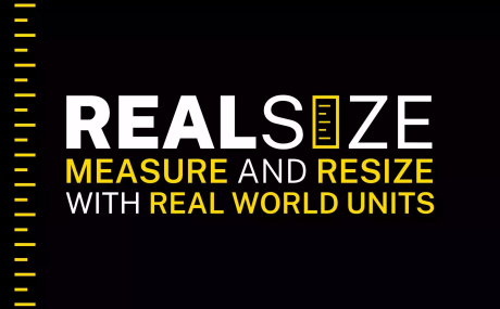 Real Size Measure and Resize with Real World Units