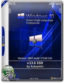 Windows 10 HomeSL/Pro 1803 x86/x64 by kuloymin v13.6 (esd)