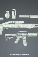 Screenshot #12 - Assault Character Pack Remastered - unity