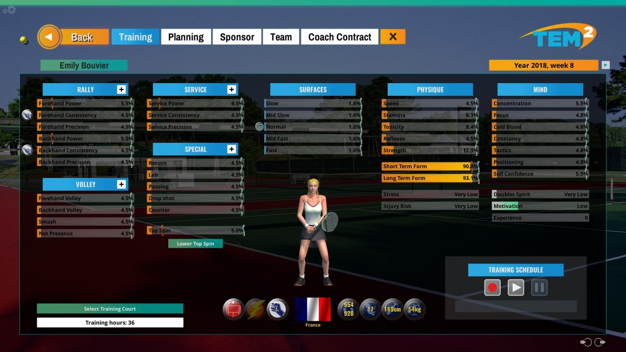 Screenshot #1 - Tennis Elbow Manager 2