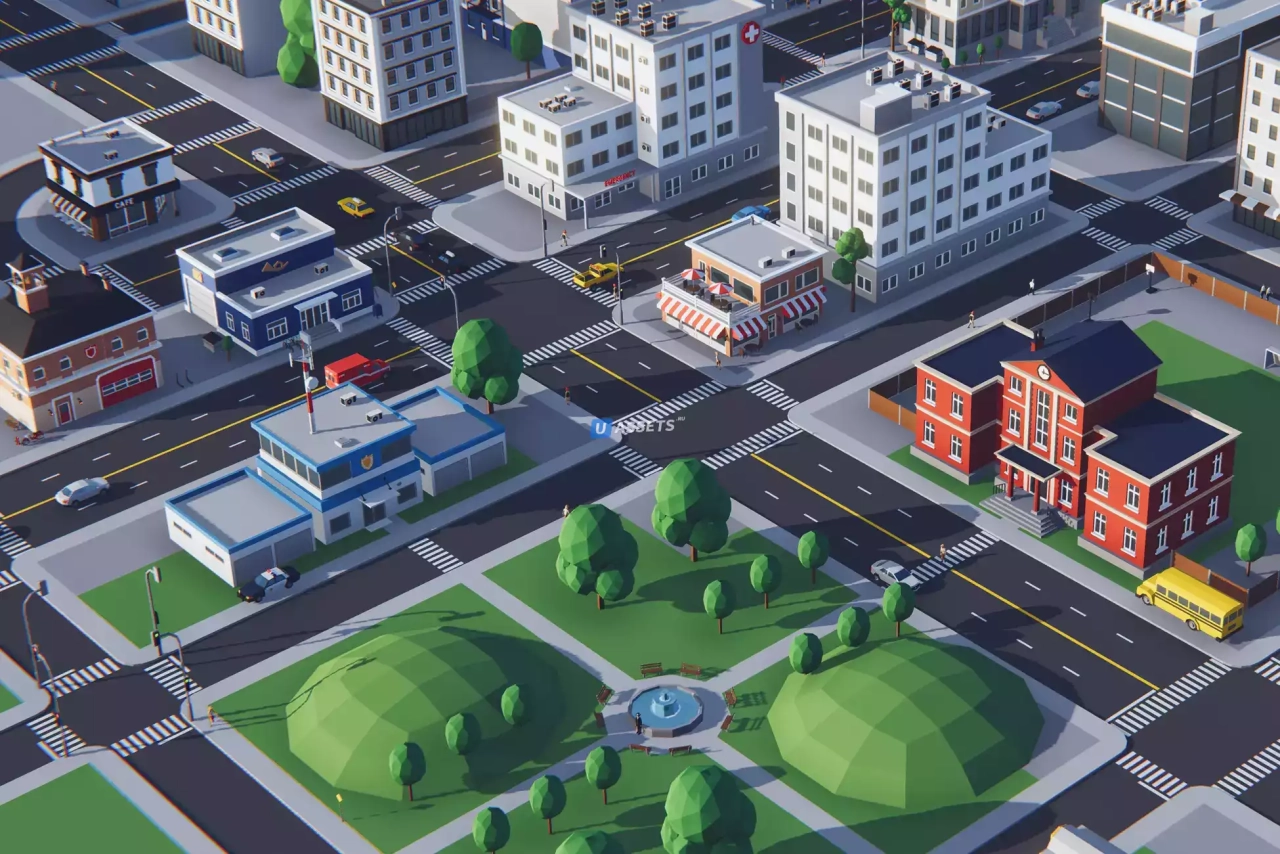 Screenshot #1 - Low Poly Epic City