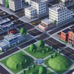 Screenshot #1 - Low Poly Epic City