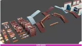 Screenshot #1 - Modular Medieval Houses and Props Pack Cute Series
