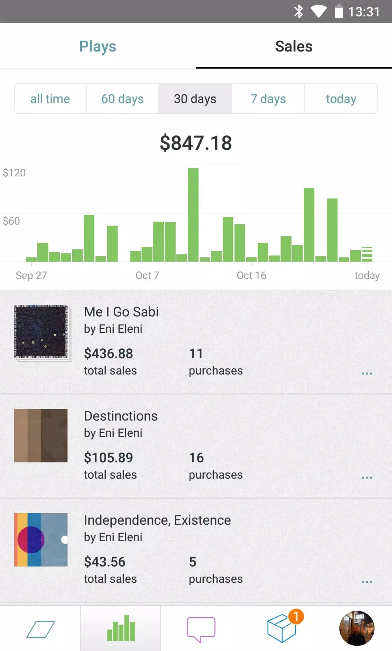 Screenshot #4 - BANDCAMP FOR ARTISTS 1.0.24