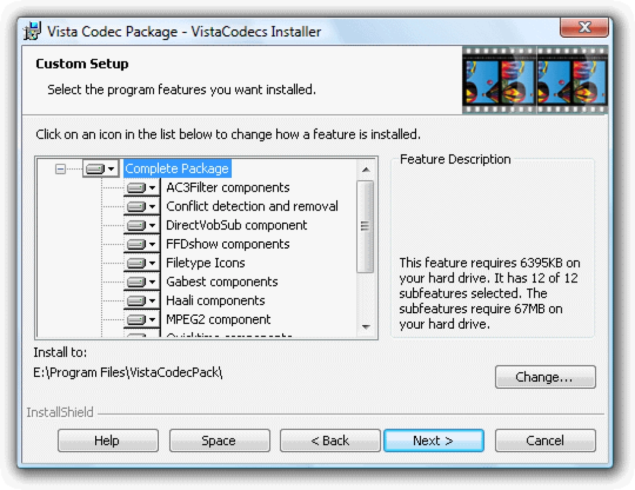 Screenshot #1 - XP & Vista Codec Package