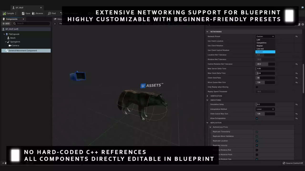 Screenshot #4 - General Movement Component