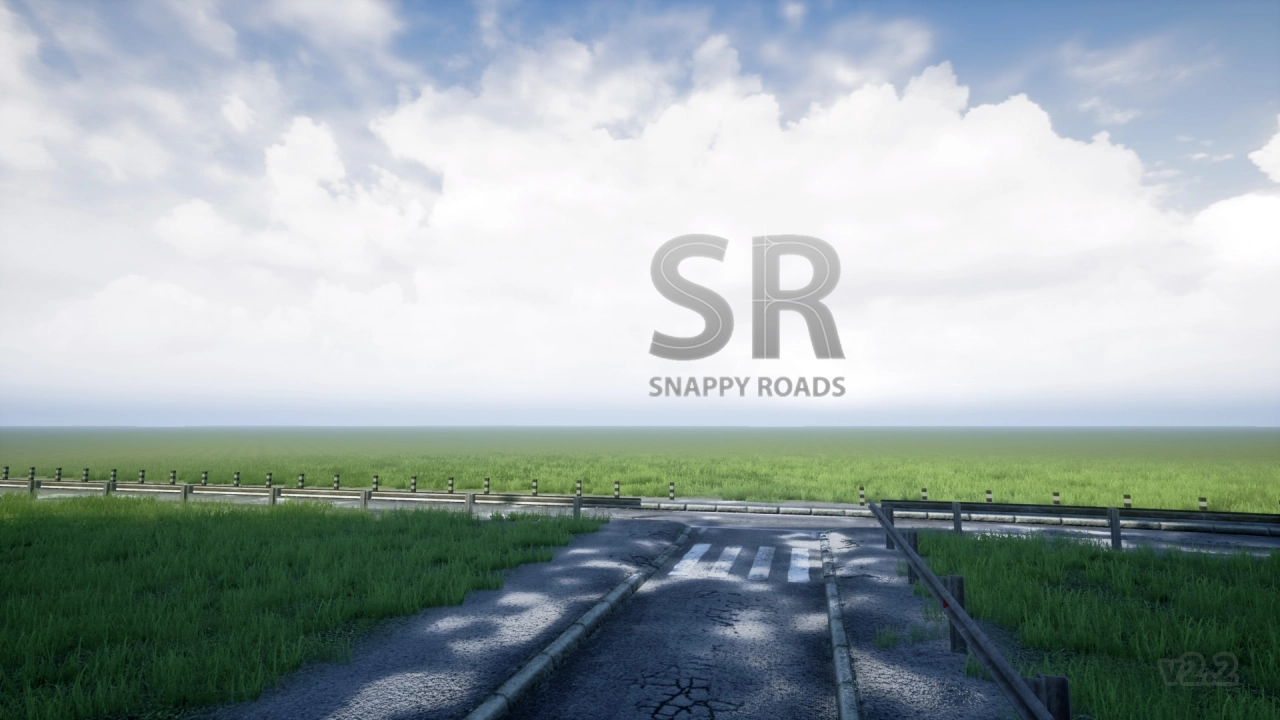 Screenshot #3 - Procedural Road And Highway Tool With Simple Vehicle Traffic UE5