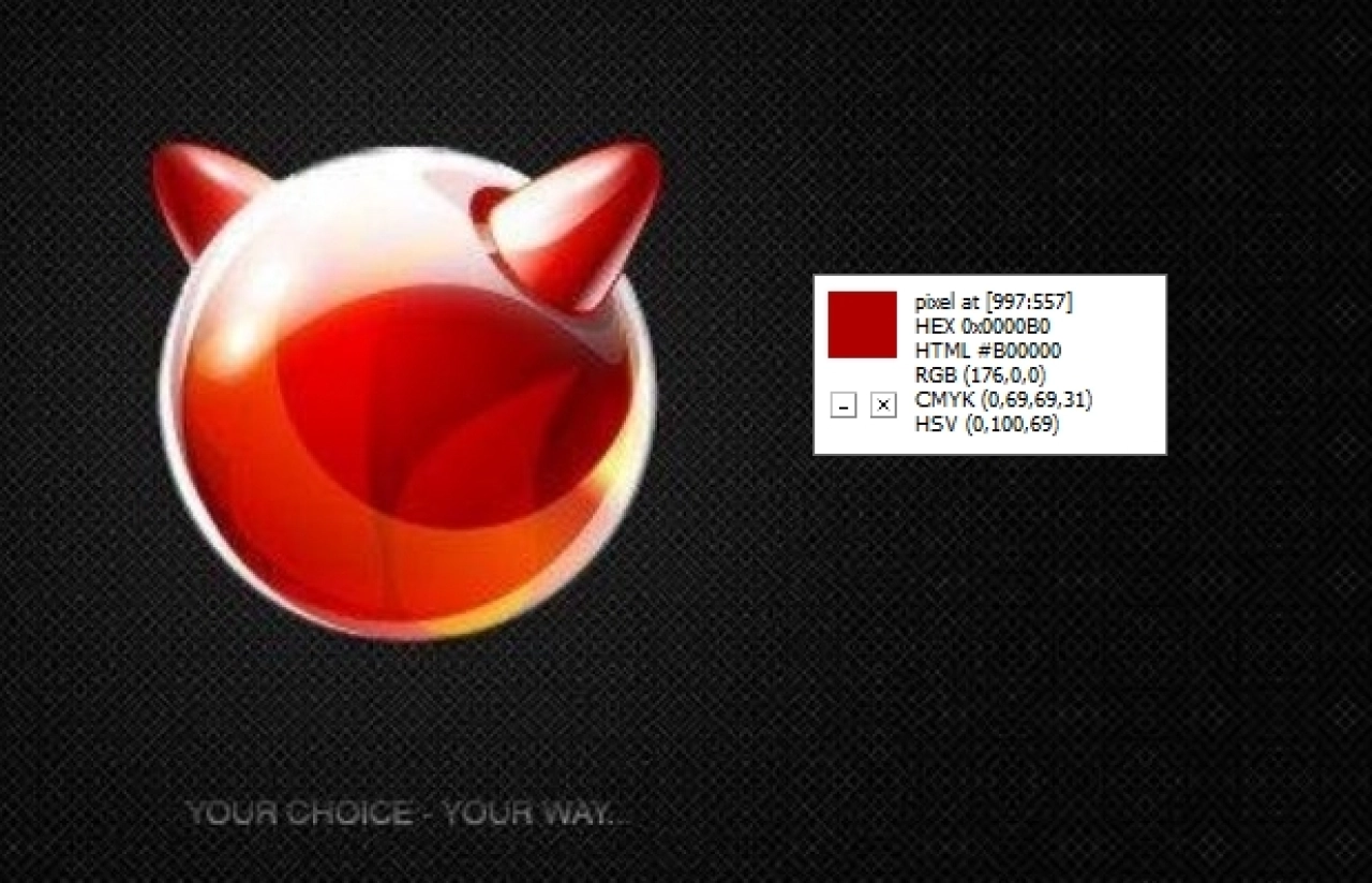 Screenshot #1 - Pixie (определения цвета на экране) 