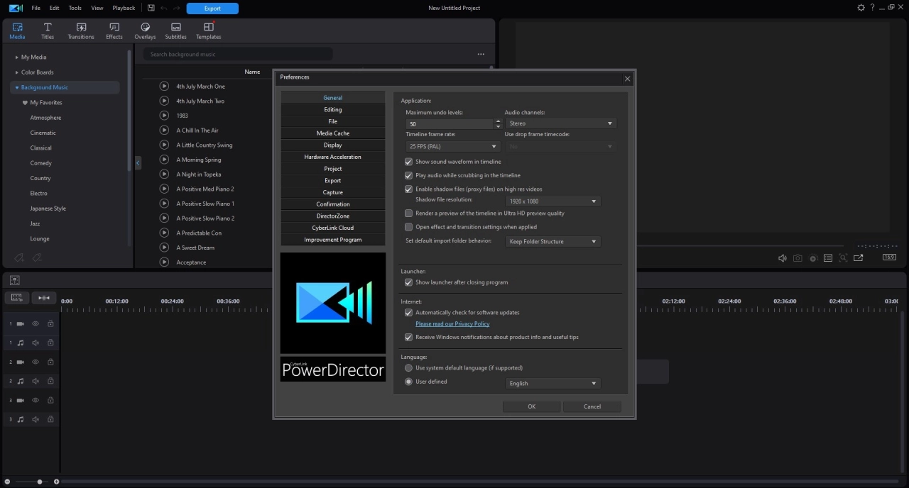 Screenshot #4 - Видеоредактор CyberLink PowerDirector Ultimate 22.0.2313.0 (x64) Portable by 7997