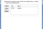 Screenshot #4 - Прокси сервер WinGate v9.0.8 для Windows