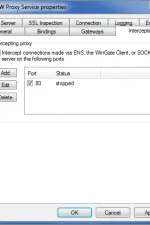 Screenshot #4 - Прокси сервер WinGate v9.0.8 для Windows