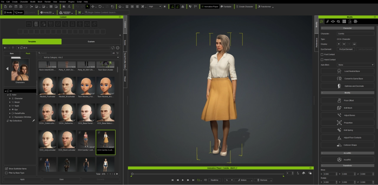Screenshot #4 - Reallusion Character Creator v5.07 and iClone v8.71 metadata included