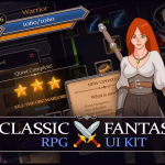 Screenshot #1 - Classic Fantasy RPG - UI Kit