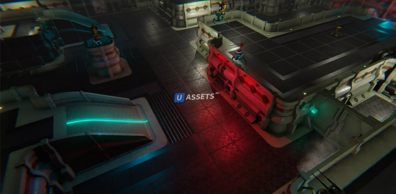 Screenshot #2 - Top-Down Scifi modular Environment