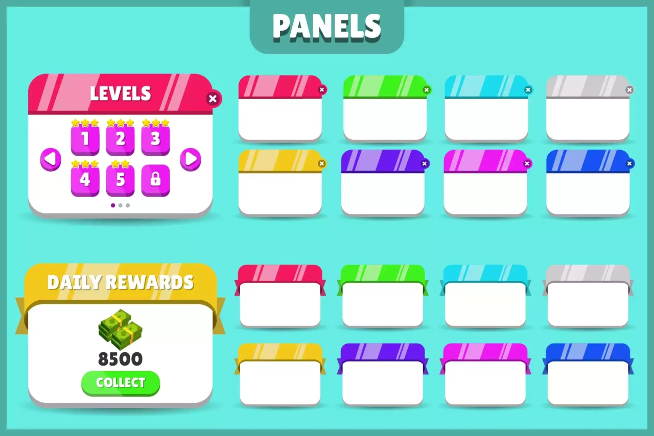 Screenshot #2 - Mega Hyper Casual GUI Pack