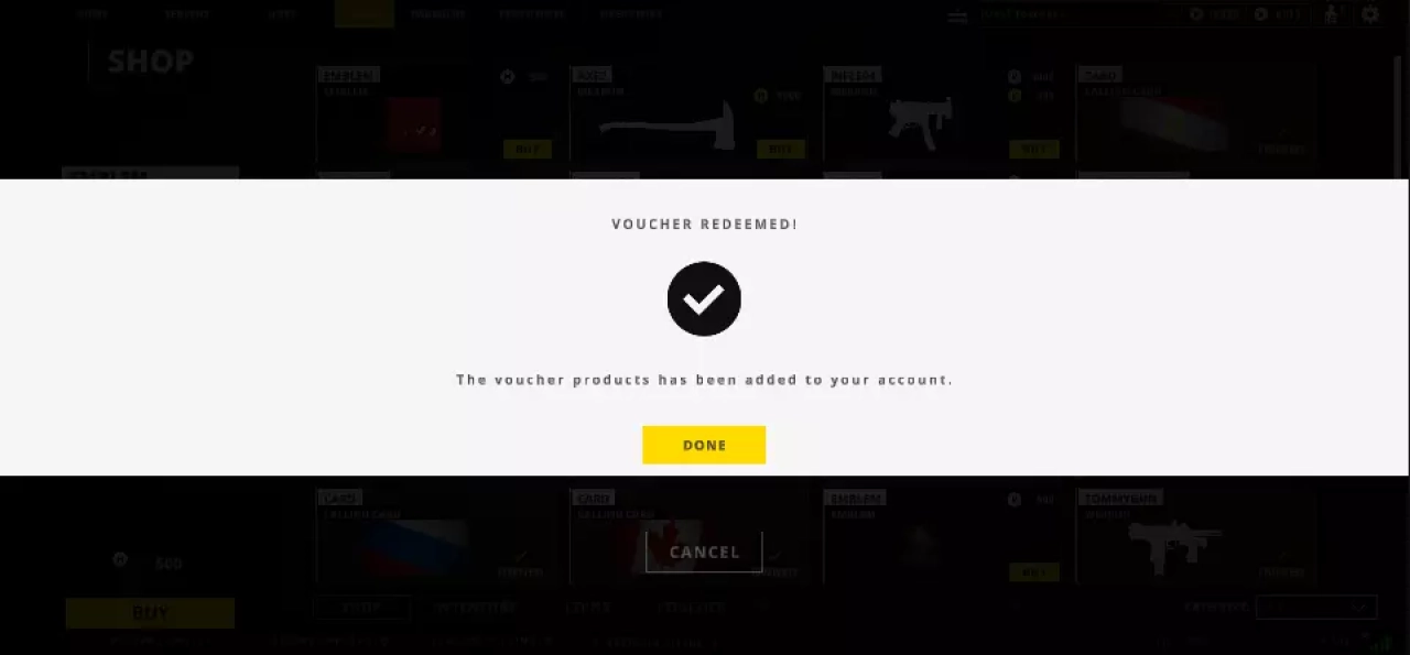 Screenshot #4 - Vouchers