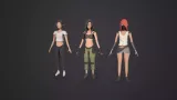 Screenshot #1 - LOW POLY CHARACTERS CUSTOMIZABLE/MODULAR ( MALE AND FEMALE )