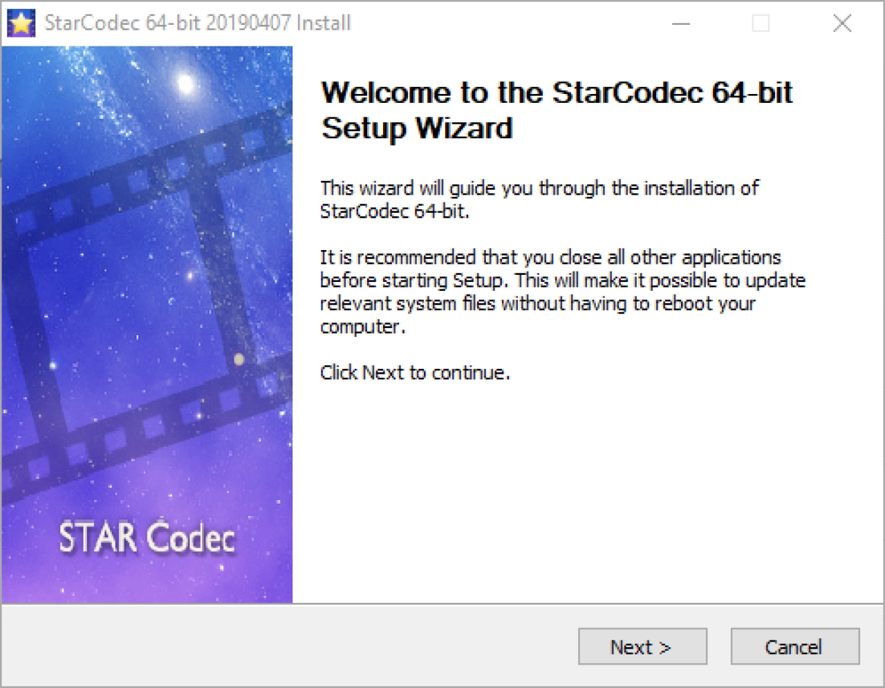 Screenshot #2 - StarCodec