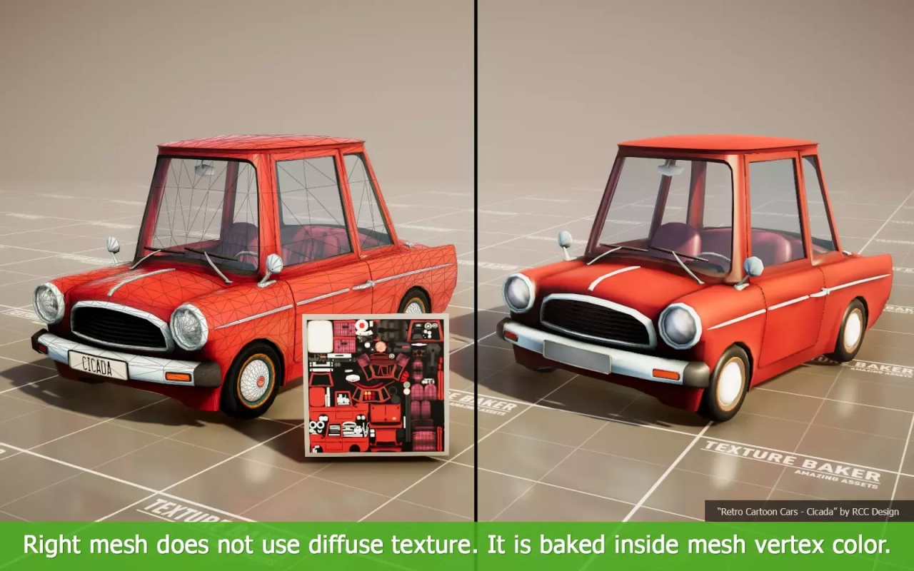 Screenshot #1 - Vertex Texture Baker