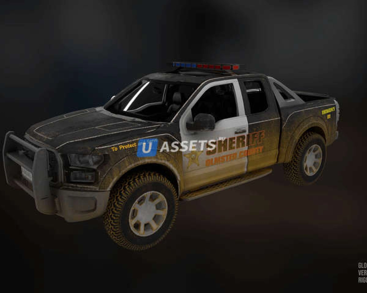 Screenshot #1 - Police Vehicle: (Animated/Driveable)