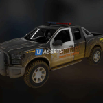 Screenshot #1 - Police Vehicle: (Animated/Driveable)