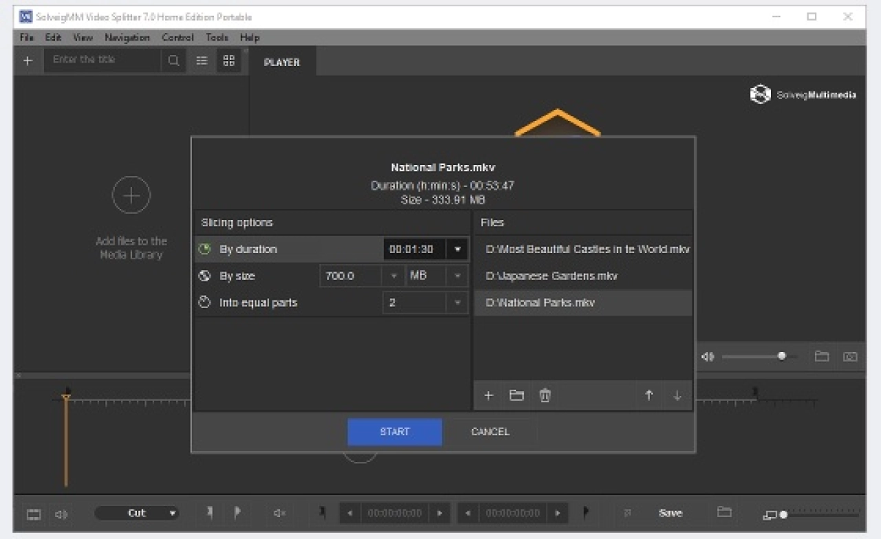Screenshot #2 - SolveigMM Video Splitter 9.0.2604.22 Broadcast Edition (x64)