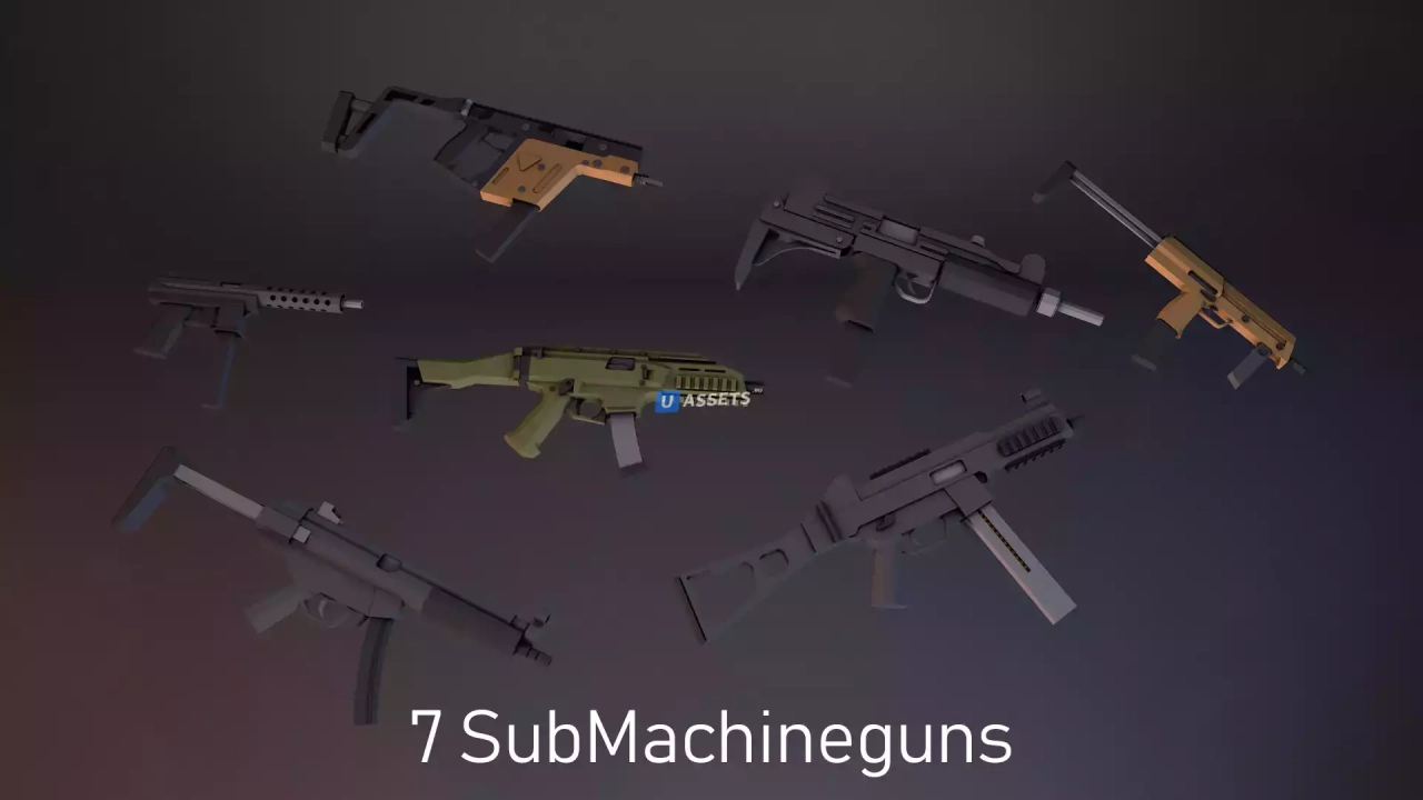 Screenshot #2 - Low Poly Weapons VOL.2