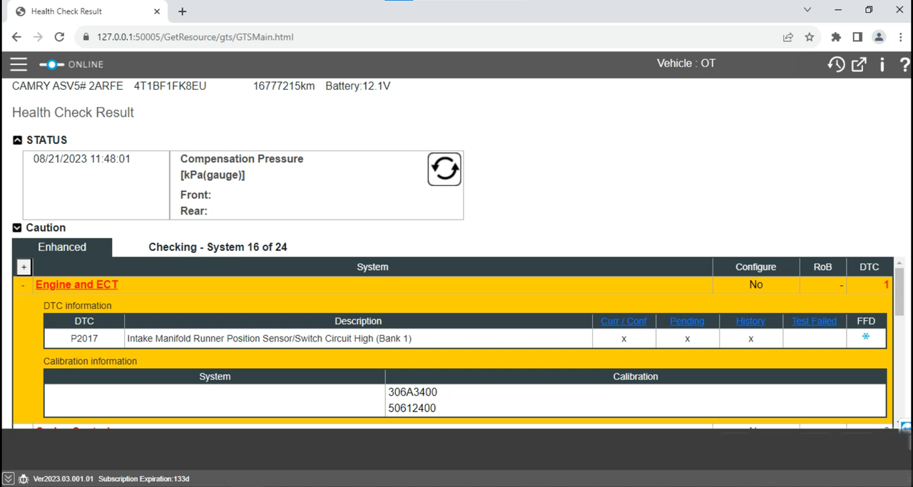 Screenshot #2 - Toyota Global TechStream Plus (GTS+) 07.2024