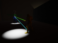 Screenshot #3 - NPC Eyes Sight System - PRO. NPCs can see shadows! UE5.6  v1.3.5