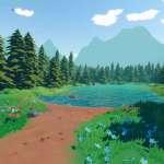 Screenshot #1 - Idyllic Woodlands - Stylized Fantasy RPG Environment