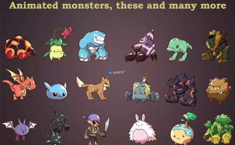 Animated 2D Monsters (Fantazia)